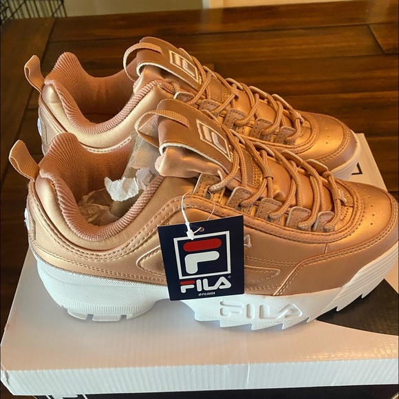 fila disruptor ii rose gold